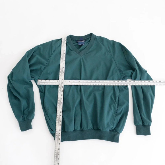 Vintage Sunderland of Scotland Green Classic Pullover Lightweight Windbreak ~LG - Picture 4 of 10